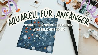 Lichreflexe in Aquarell - Turorial für Anfänger