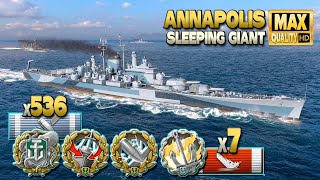 Cruiser Annapolis: Good player, good ship, good game - World of Warships