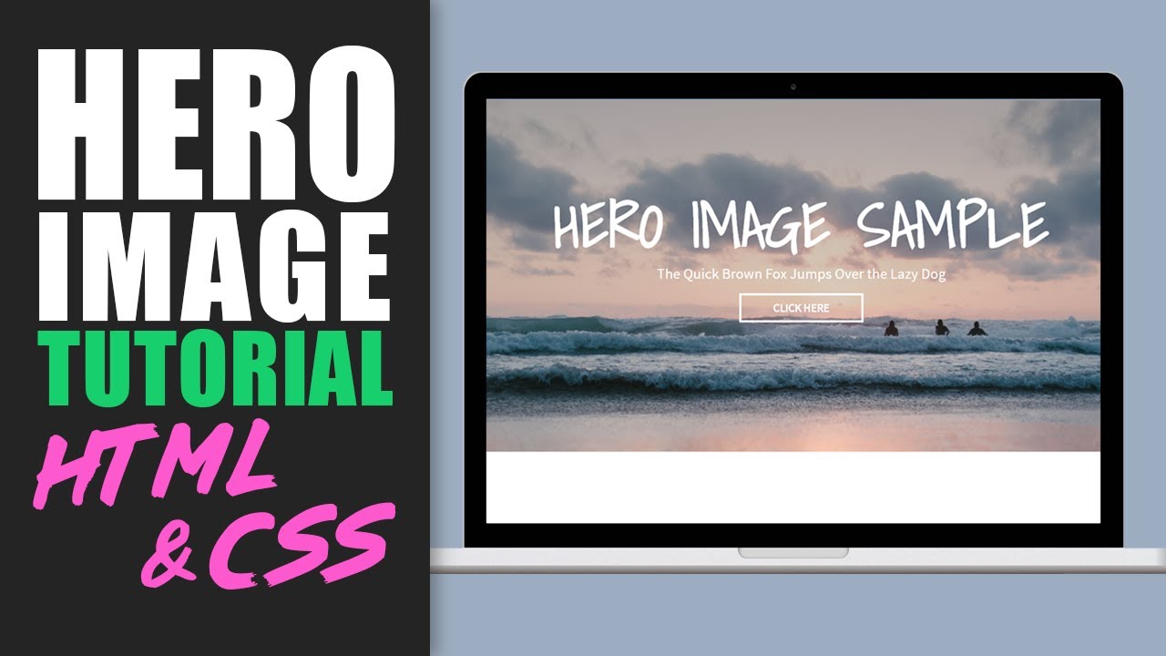 Banner Image Hero Image Tutorial With Html And Css Banner Image Hero Image Tutorial With Html And Css
