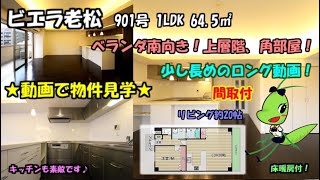 ビエラ老松/901号/1LDK/64.5㎡/大阪市北区西天満4丁目の高級賃貸。リビング約20帖！ベランダ南向き！上層階、角部屋！煌びやかな照明とシックな色合いのキッチンがカッコイイ1LDKです。