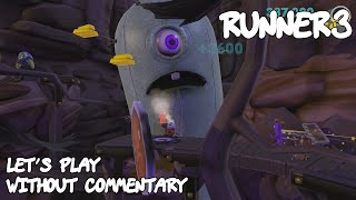 Runner3 - Full Game Part 4 (Spookyland Gold Run) | PS4 Gameplay | Joypads and Dsticks