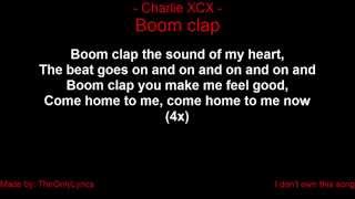 Charlie XCX - Boom clap (with lyrics)