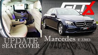 Mercedes E220D Seat \u0026 Steering Cover Upgrade | Glix Original Fitting | Transformation