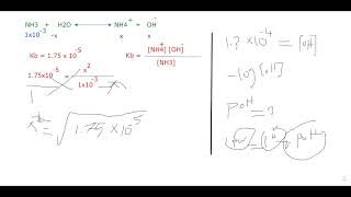 Weak acid-base equilibrium