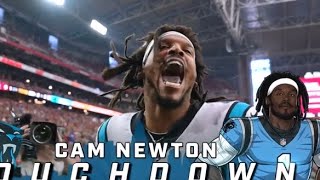 Cam Newton yells “I’M BACK” after first TD in return to Panthers