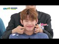 eng weekly idol 눈을 가리고 멤버를 맞출 수 있다 리더 자부심 뿜뿜 한빈의 멤버 맞추기 l ep.623