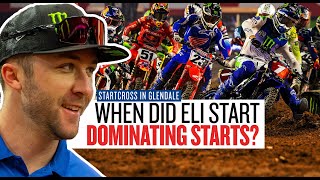 When did Eli Tomac become the Best Starter in the 450 class?