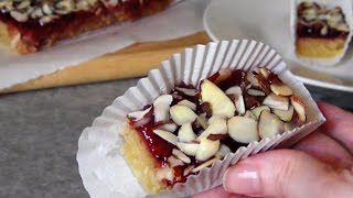 Almond Raspberry Jam Bars