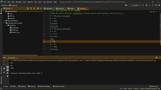 Python basic program addition subtraction multiplication and division