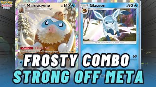 Mamoswine \u0026 Glaceon: Frost and Force Combo, Off Meta Deck - Pokémon TCG Pocket