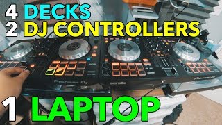 Connecting TWO DJ controllers to Serato DJ Pro