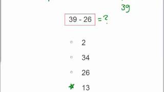 MathABC.com: Subtraction: Subtracting up to 50 (multiple choice)