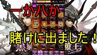 【黒騎士と白の魔王】今がチャンスと踏んで大勝負です！