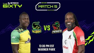 LIVE | Jamaica Tallawahs vs St Kitts & Nevis Patriots | The 6IXTY 2022 | Men