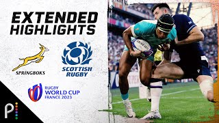 South Africa v. Scotland | 2023 RUGBY WORLD CUP EXTENDED HIGHLIGHTS | 9/10/23 | NBC Sports
