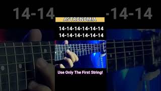 1 String Astronomia - Easy Tabs (Guitar Fingerstyle Tutorial)