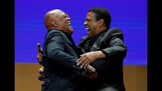 Samuel L. Jackson Receives Honorary Oscar from Denzel Washington | 94th Academy Awards - 2022 Oscars