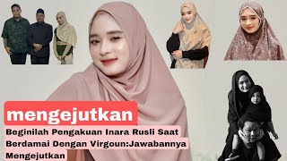 mengejutkan !! Beginilah Pengakuan Inara Rusli Saat Berdamai Dengan Virgoun:Jawabannya Mengejutkan