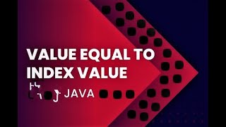 Value Equal to Index Value|Practice Problems#geeksforgeeks #java #coding #python #javascript #html