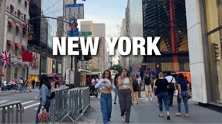 NYC LIVE Manhattan Upper East Side, Central Park to Times Square via 5th Avenue (June 6, 2024)