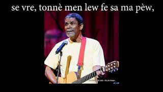 Ayiti pa forè (lew fe sa ma pew) - Manno Charlemagne PAROLE / LYRICS