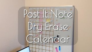 Sticky Note, Dry Erase, Multi Month Calendar