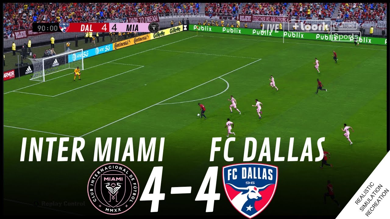 INTER MIAMI Vs. FC DALLAS [4-4] MATCH HIGHLIGHTS • Video Game ...