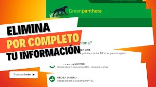 Cómo Eliminar Definitivamente tu Cuenta en Green Panthera