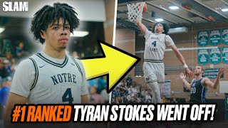 The #1 Ranked Junior Tyran Stokes WENT OFF at Hoophall 🤬🔥