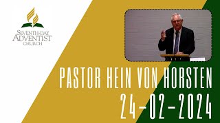 Afrikaans Sermon by Pastor Hein von Horsten - 24/02/2024