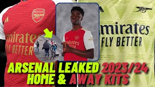 ARSENAL LEAKED 2023 24 HOME & AWAY KITS NOT CONFIMED