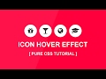 how to create css Icon Hover Effect - Font Awesome icon - Plz SUBSCRIBE Us For Daily Videos