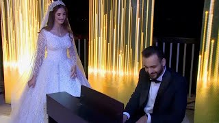 Groom plays "Perfect" on Piano for his Bride at their Wedding - and it's a magic moment!