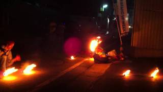 Volunteer blog - Firedance at 石巻川開き祭り