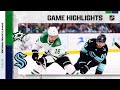 Stars @ Kraken 3/13 | NHL Highlights 2023