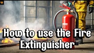 The Proper Way on how to use the Fire Extinguisher/ Kinds of Fire Extinguisher/ Classes of Fire