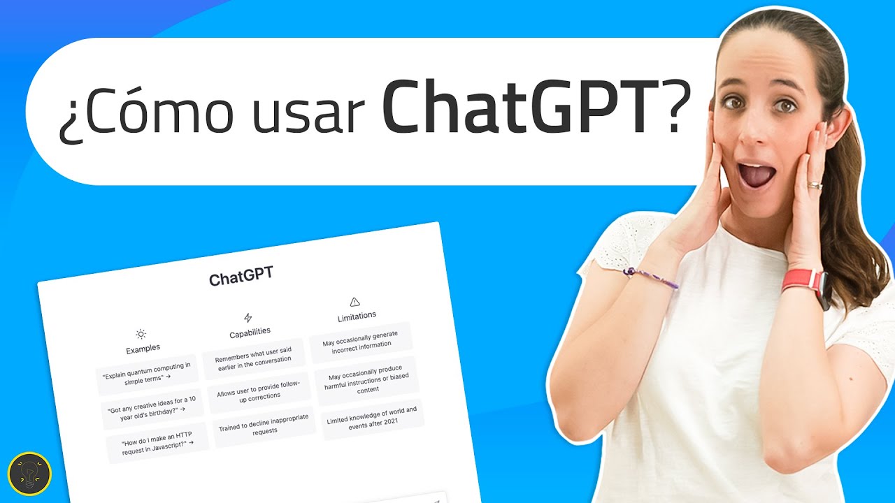 ¿Cómo Usar ChatGPT? Tutorial Paso A Paso - YouTube