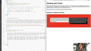 Floats: Fixing the collapsed container issue (WEB 110)