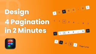 Design 4 pagination in 2 minutes | figma tutorial