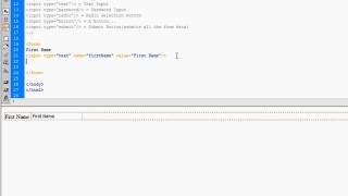 HTML Forms Tutorial - Part 1