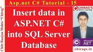 Asp.net C# Tutorial 15 - Insert data in ASP.NET C# into SQL Server Database