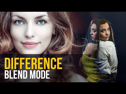 Режим наложения Difference в Photoshop | Объяснение с примерами использования