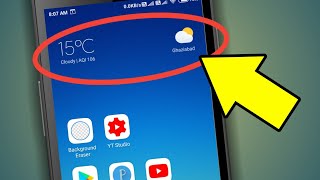 Weather Setting | Weather Ko Home Screen Par Kaise Laye | Weather App Kaise Use Kare