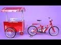 Make an Amazing Mini Food Bike recycling Soda Cans