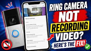 Ring Camera Not Recording Video? Here's the Fix!