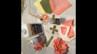 Peonies using Coffee Filters and Watercolor with Marika Hahn and The Creative Center