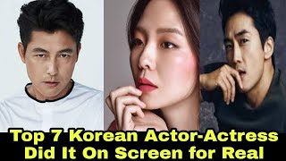 Top 6 Korean Actor-Actress "Did It" On Screen for Real | korean movies