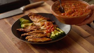 Pati Jinich - 3-Cheese Crusted Quesadillas with Salsa Borracha