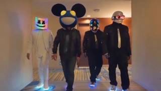 Marshmello VS Deadmau5 - Alone Remix (Official Music Video) Ft. Daft Punk