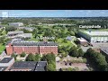 campus flensburg 2024 flieg über uni und hochschule flensburg